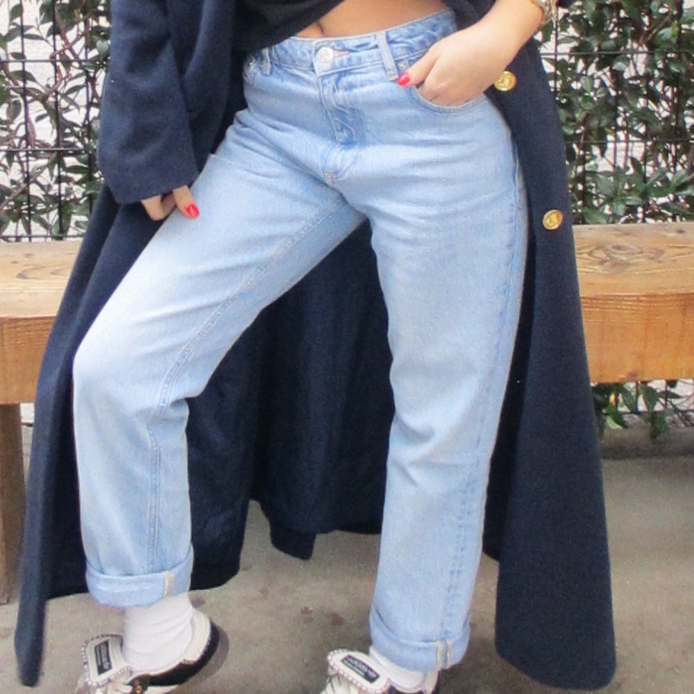 Light Blue high rise Zara Jeans